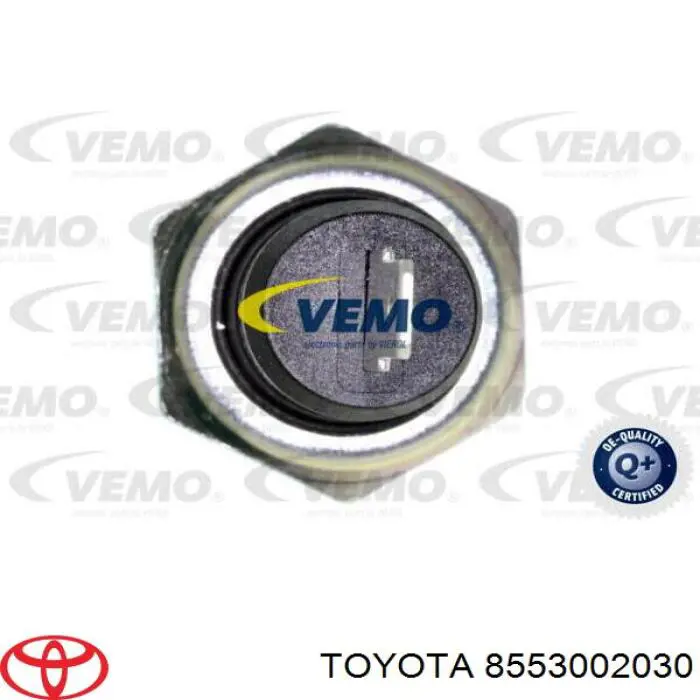 8553002030 Toyota indicador, presión del aceite