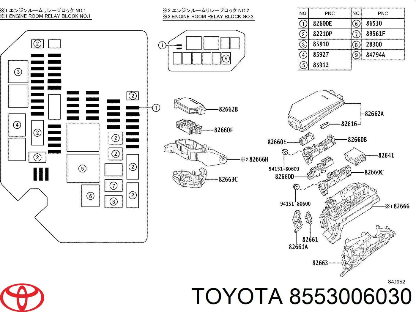 Base Encendedor De Cigarrillo para Toyota Camry (V40)