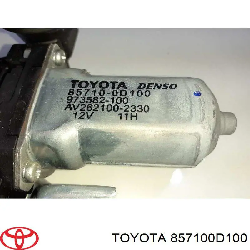 Motor del elevalunas de la puerta delantera derecha Toyota 857100D100