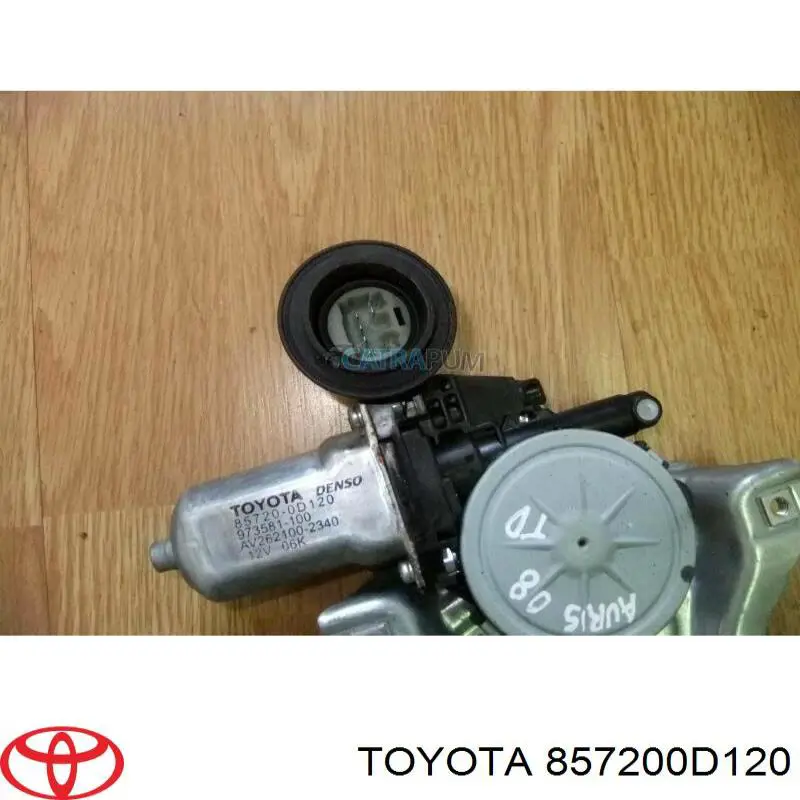 Motor eléctrico, elevalunas, puerta trasera derecha para Toyota Yaris (P13)