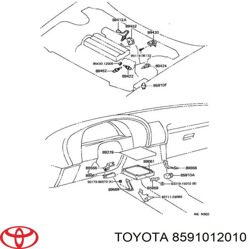 8591012010 Toyota