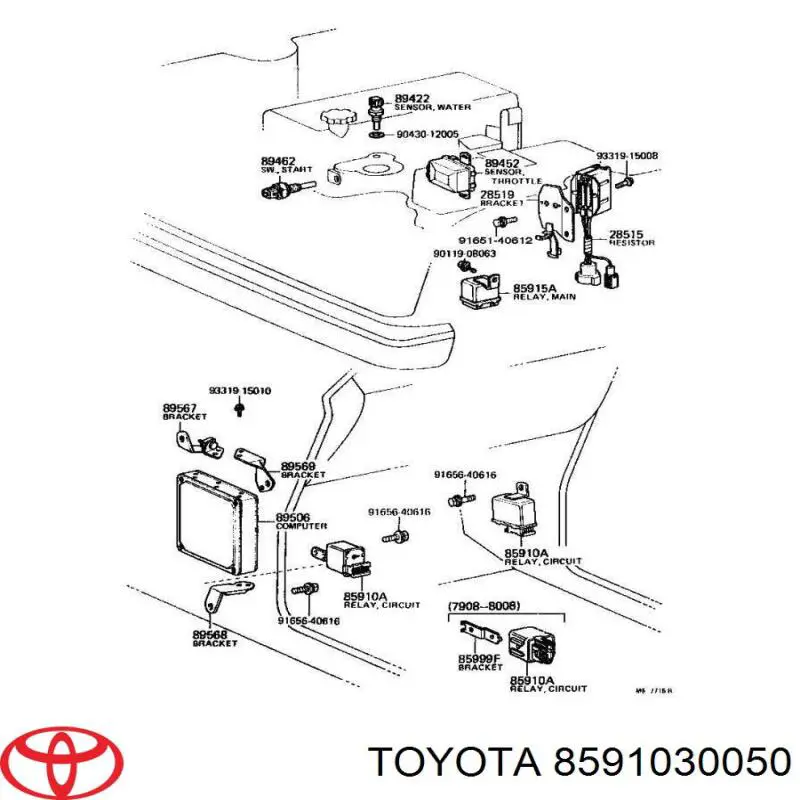 8591030050 Toyota