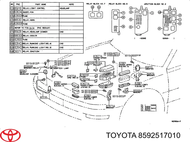 8592517010 Toyota 