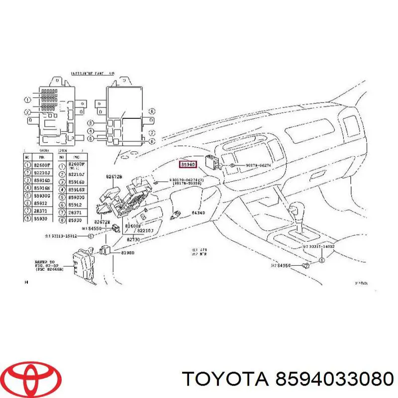 Relé de intermitencia del limpiaparabrisas Toyota Camry V sedán (V30) (2001 - 2006) precio, desde 406,09 EUR