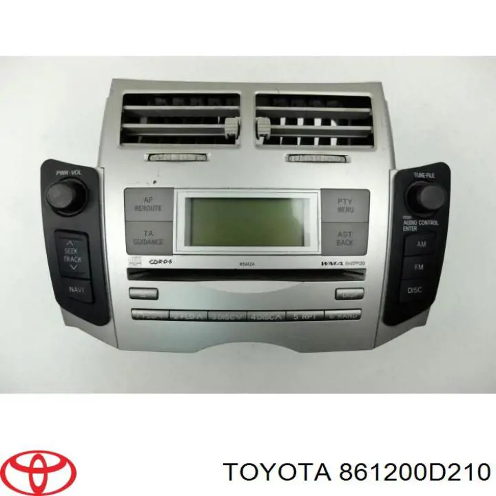 861200D210 Toyota radio (radio am/fm)