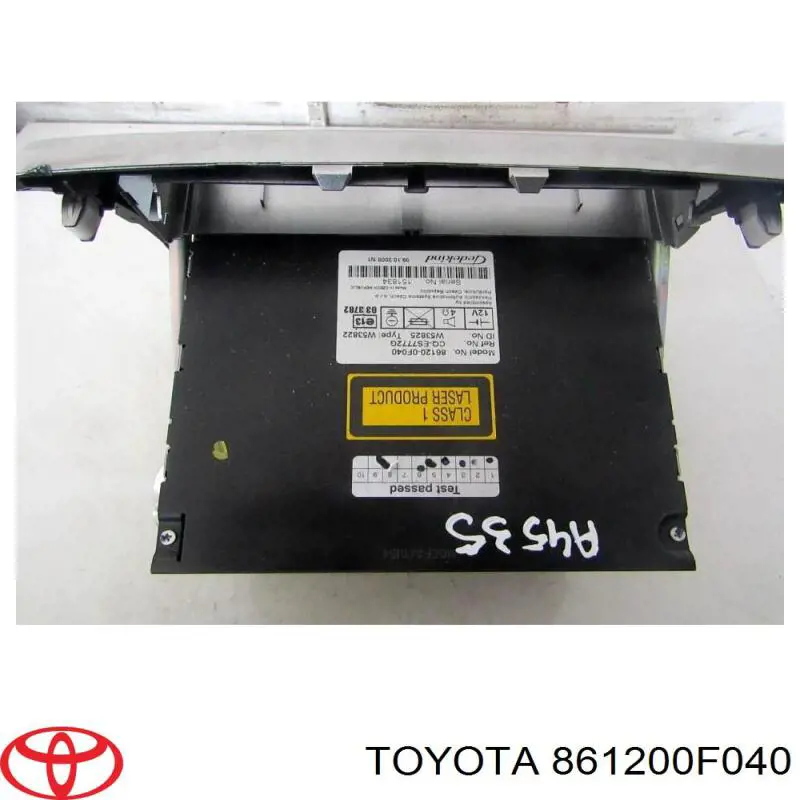 861200F040 Toyota Radio AM/FM