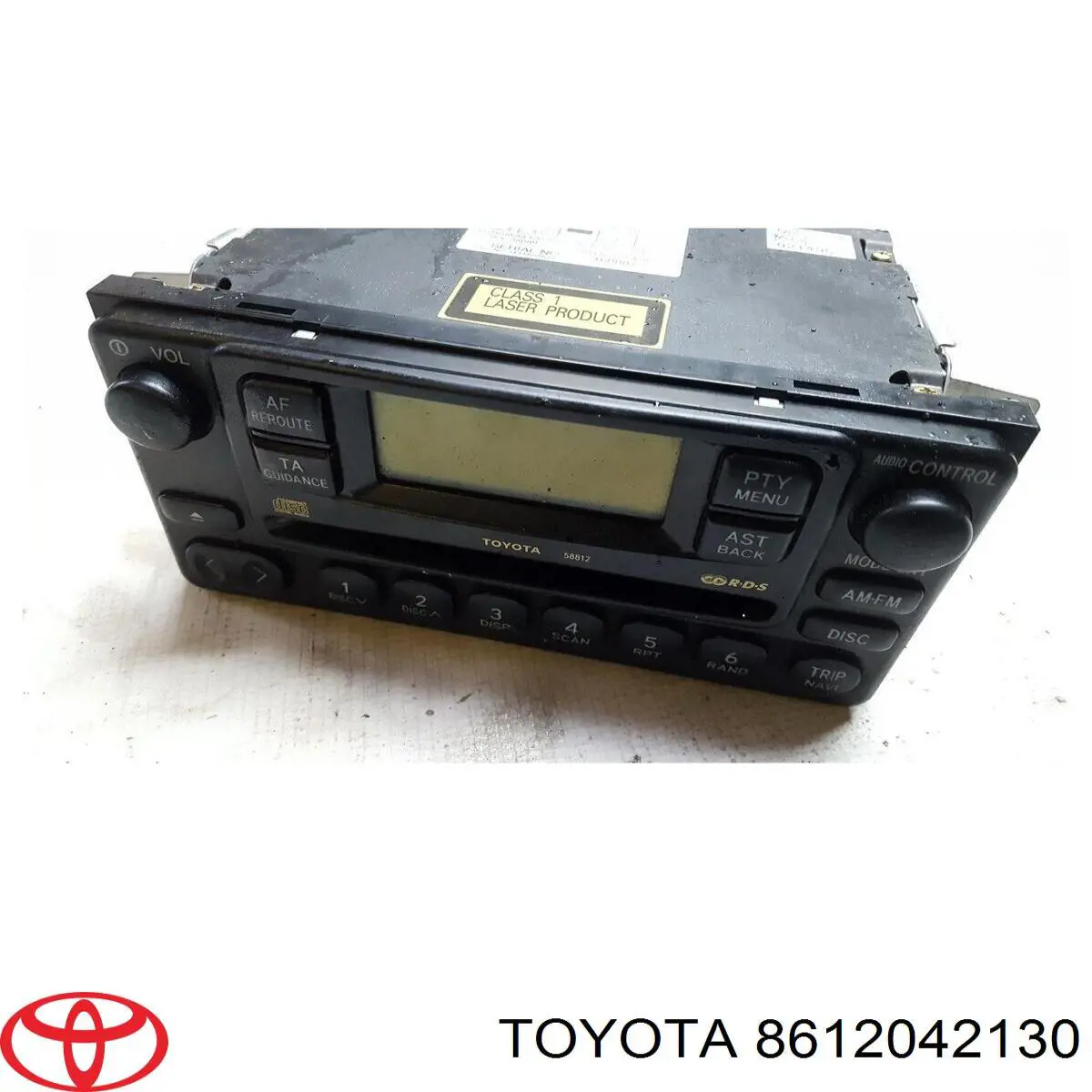 8612042130 Toyota Radio AM/FM