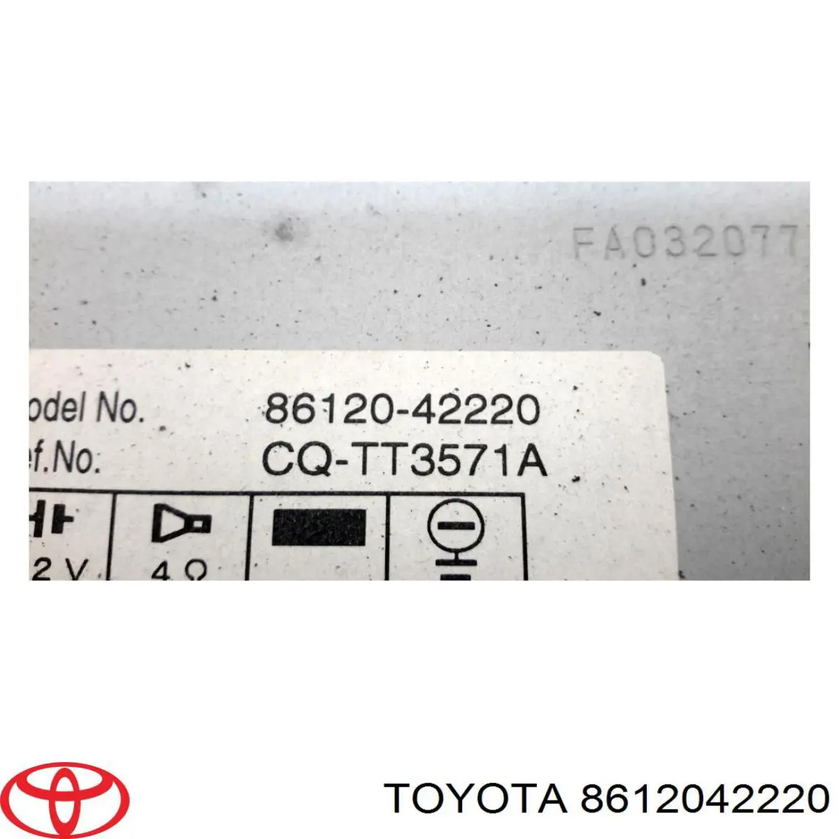 Radio (radio AM/FM) Toyota 8612042220