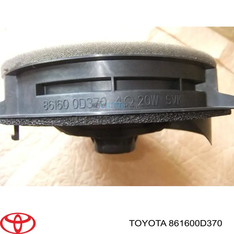 Comprar 861600D370 Toyota Altavoz de la puerta delantera