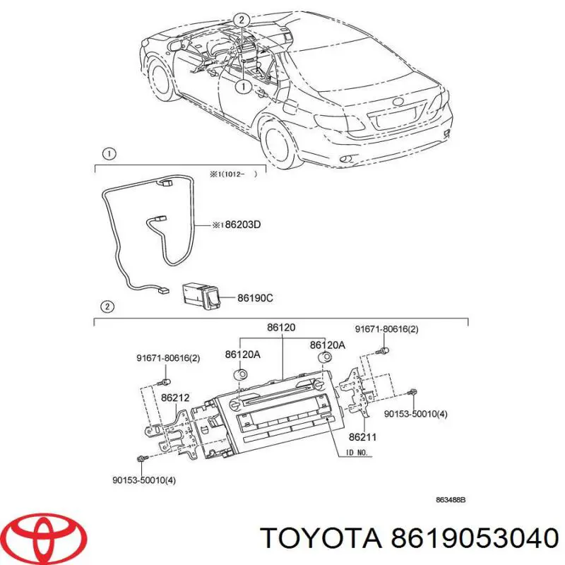 8619053040 Toyota