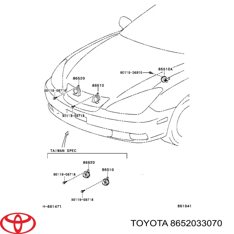 8652033070 Toyota