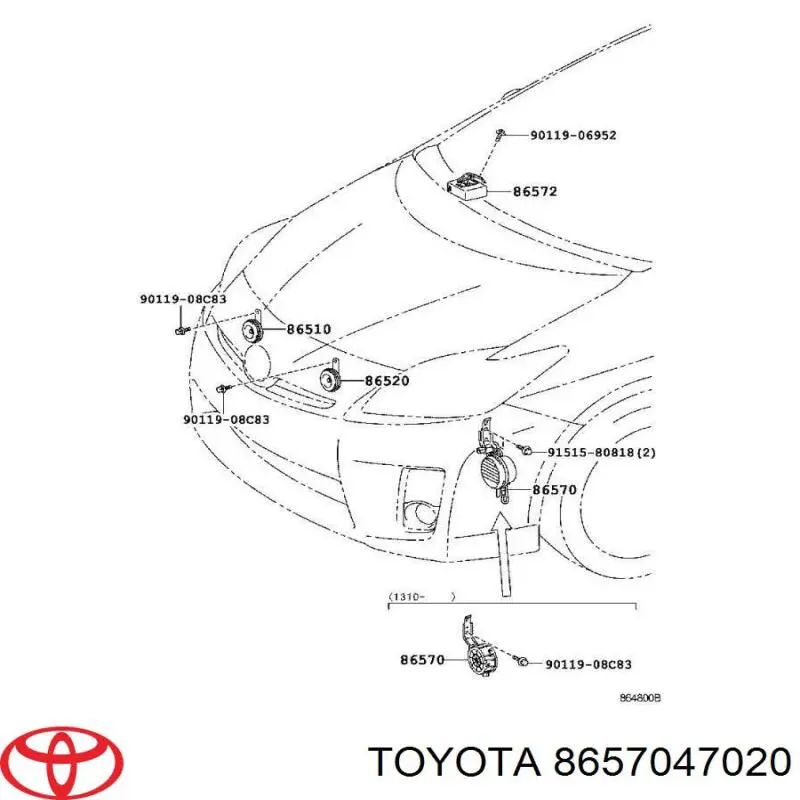 8657047020 Toyota