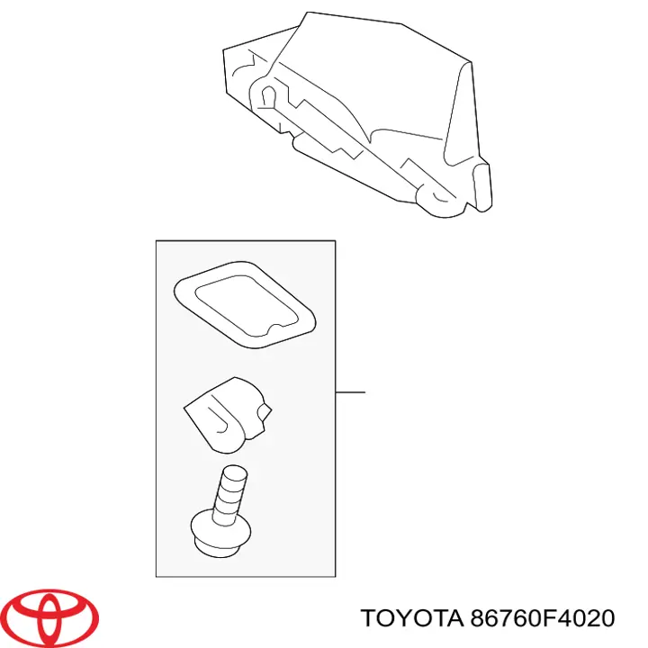 Comprar 86760F4020 Toyota 