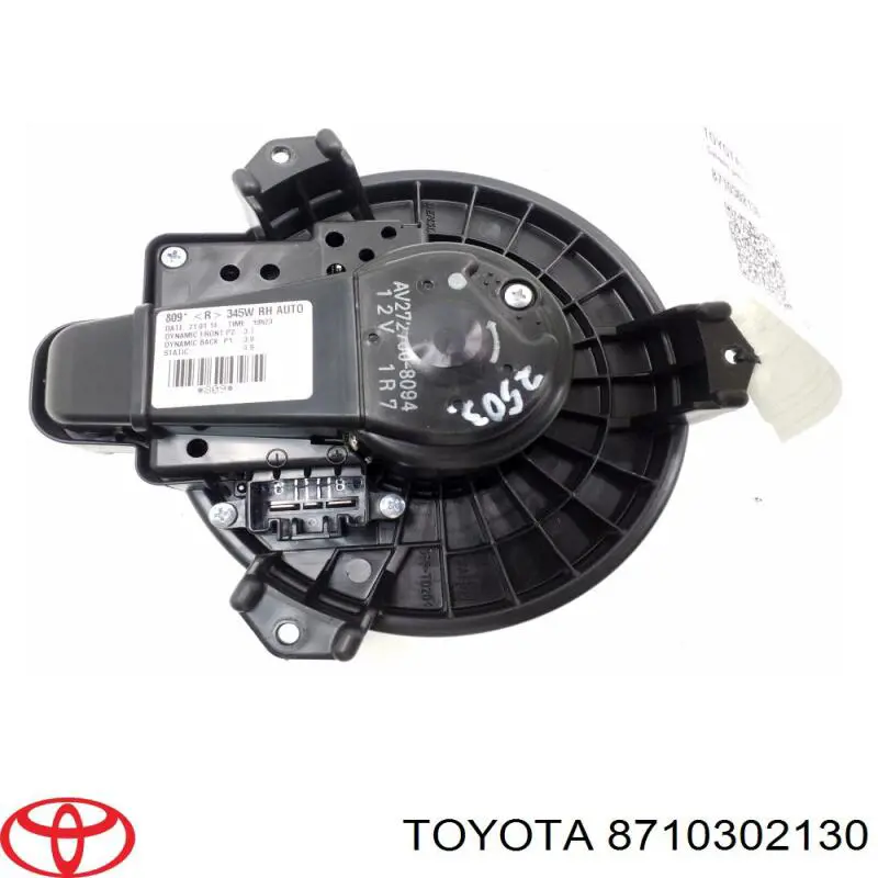 8710302130 Toyota motor eléctrico, ventilador habitáculo