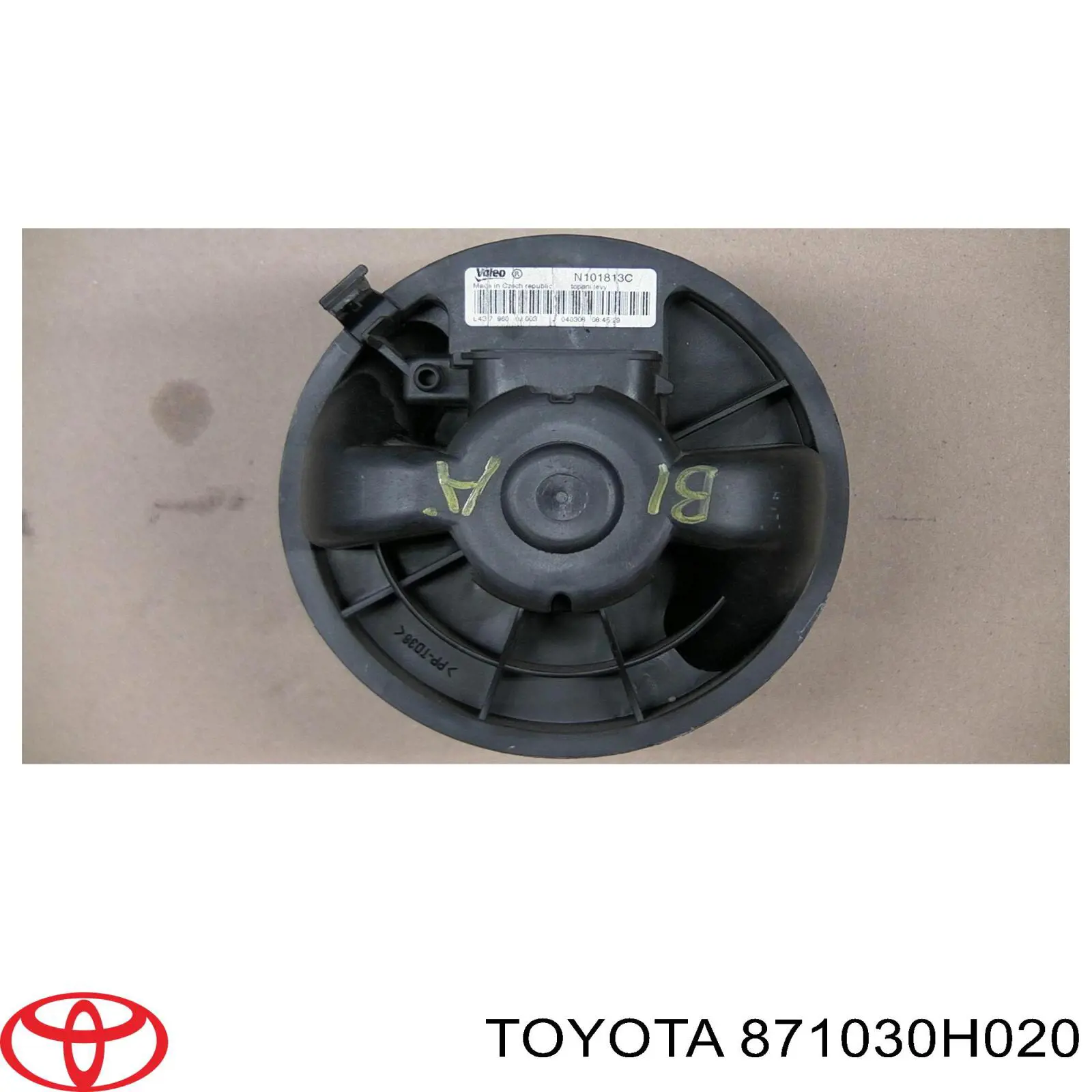 Ventilador habitáculo 34332 NRF