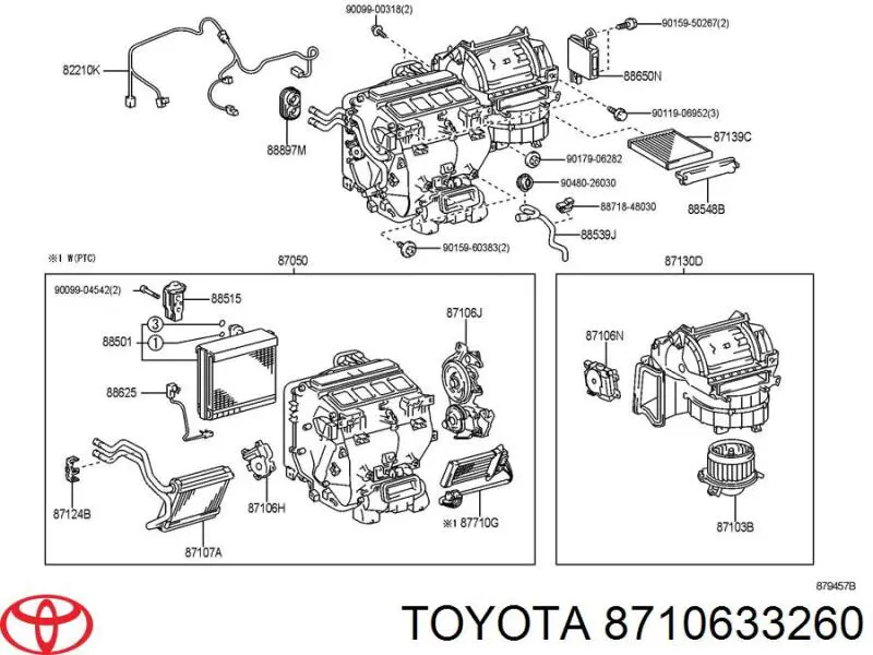 Motor De Nivelacion Calefaccion Climatica Ventilacion Toyota Camry (V40)