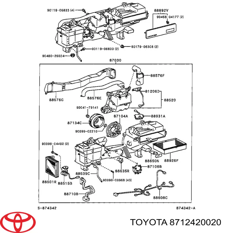 8712420020 Toyota