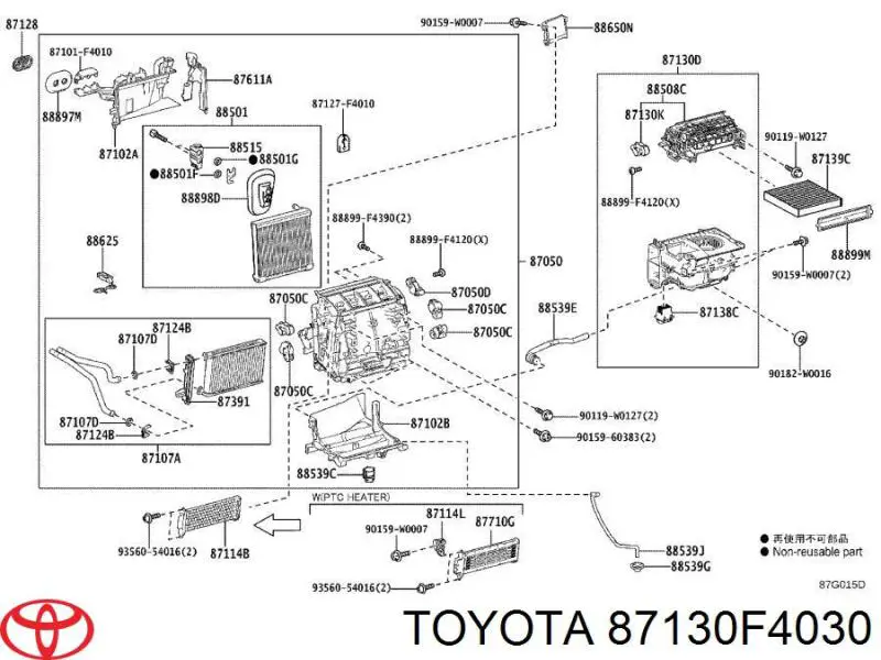 87130F4030 Toyota 