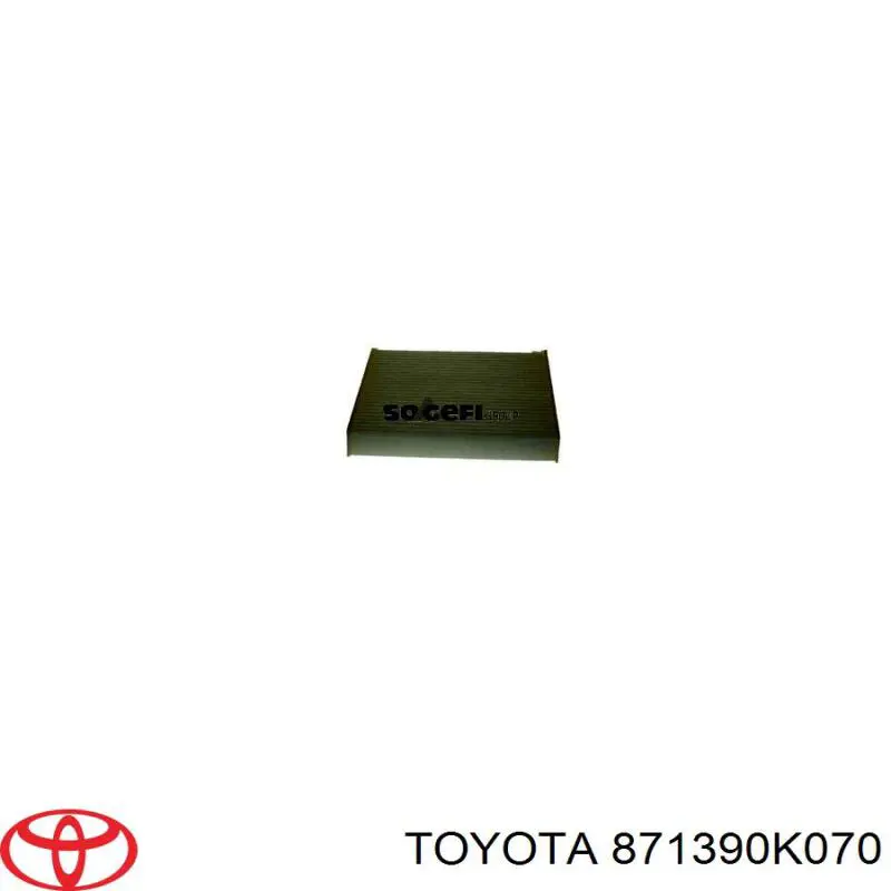871390K070 Toyota filtro habitáculo