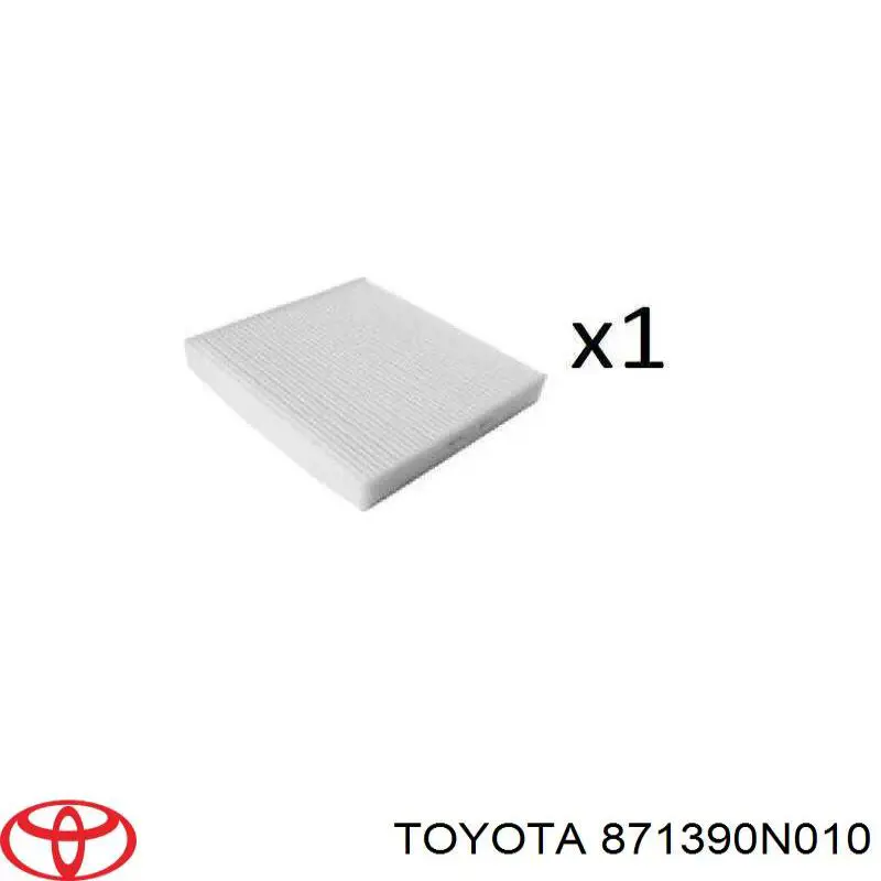 871390N010 Toyota filtro habitáculo