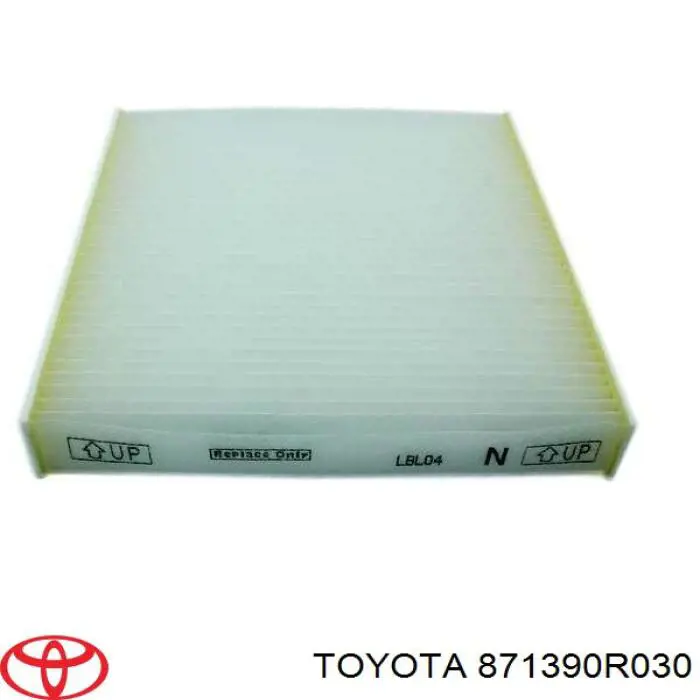 Filtro de cabina Toyota 871390R030 precio, desde 61,27 EUR