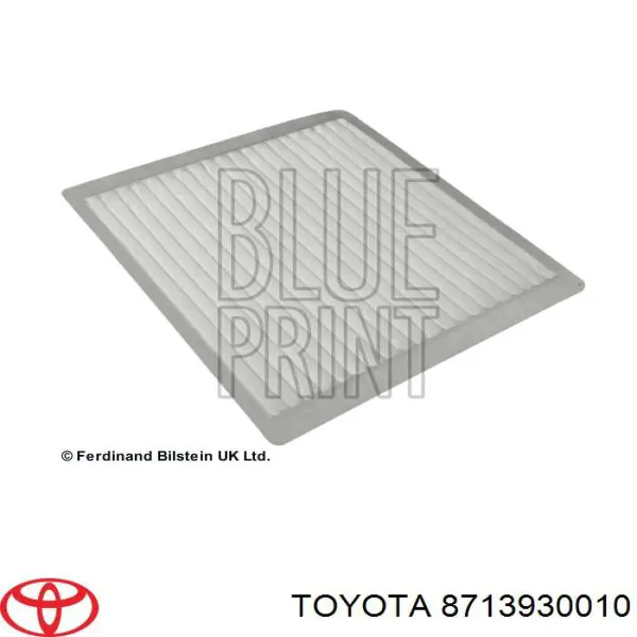 Filtro de cabina Toyota 8713930010 precio, desde 12,87 EUR