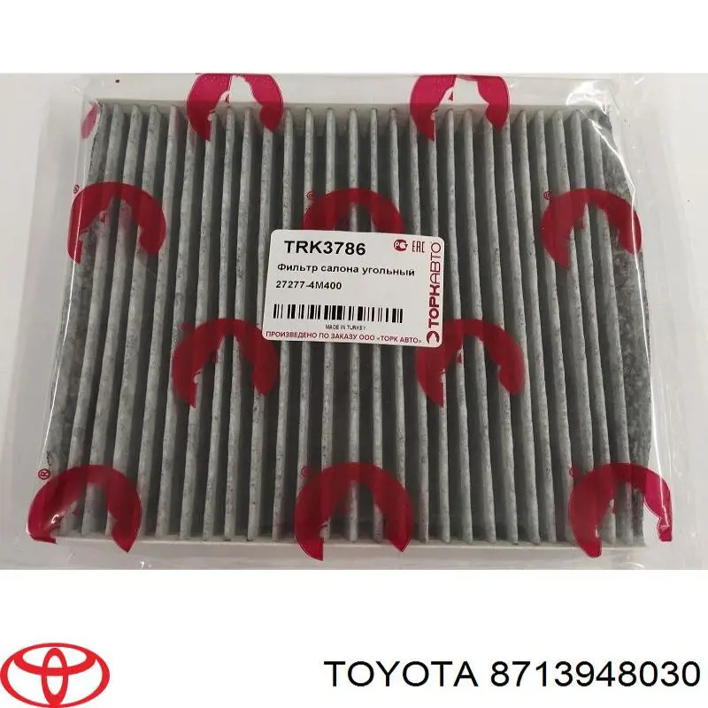 Filtro de cabina Toyota 8713948030 precio, desde 8,27 EUR