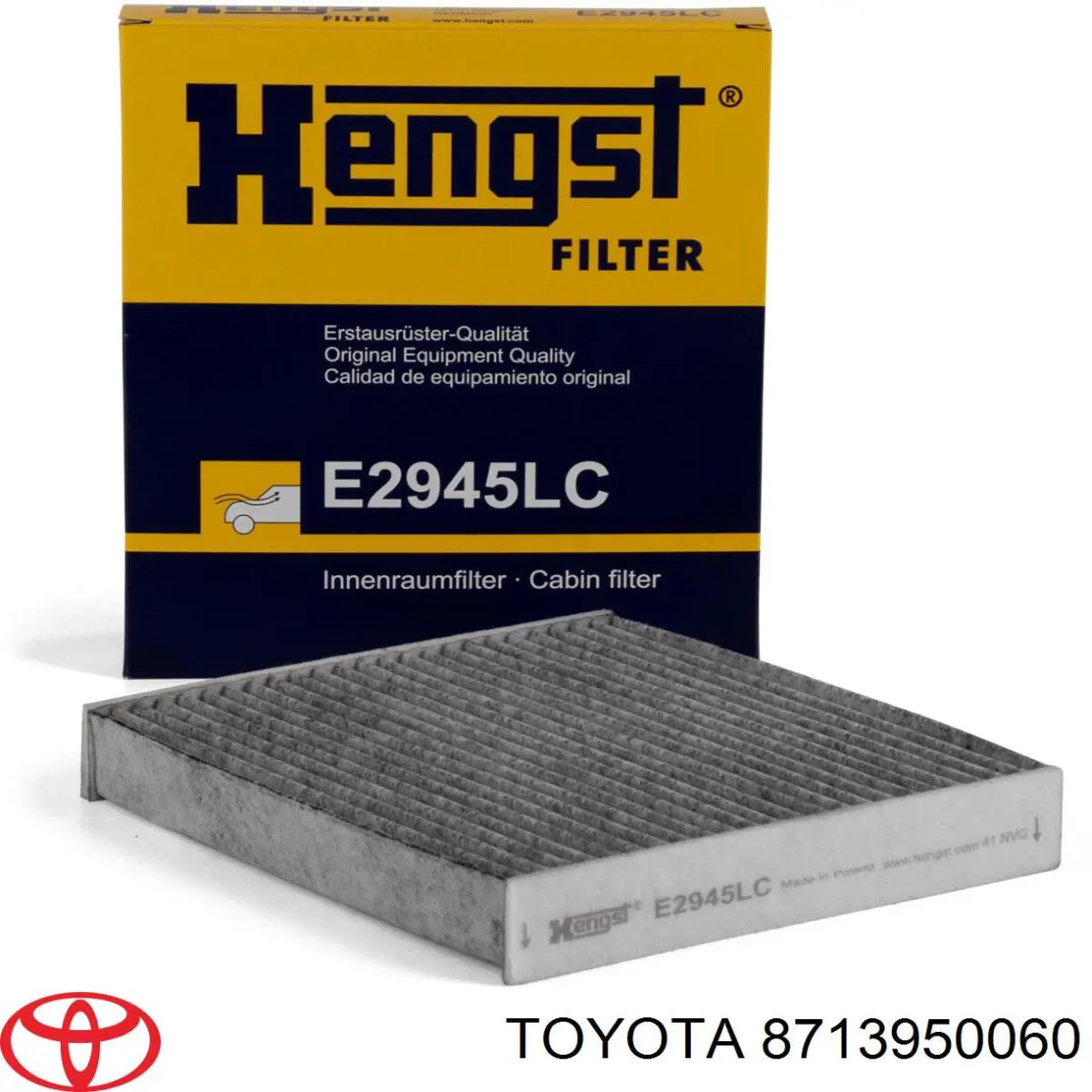 Filtro de habitáculo 8713950060 Toyota