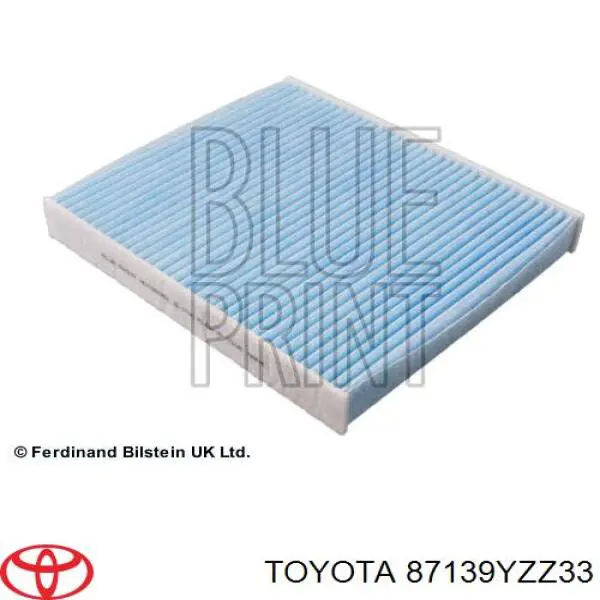 Filtro de cabina Toyota 87139YZZ33 precio, desde 8,09 EUR