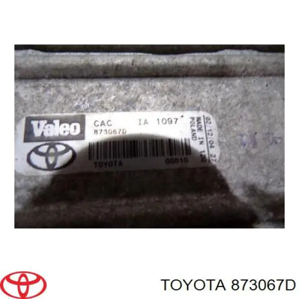 Comprar 873067D Toyota Turbo intercooler