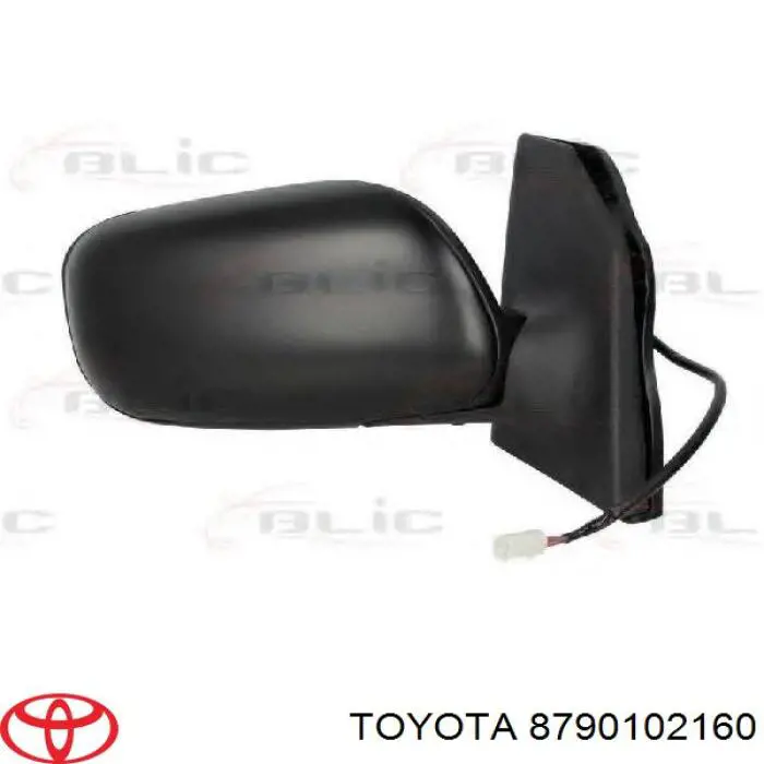 8790102160 Toyota espejo retrovisor derecho