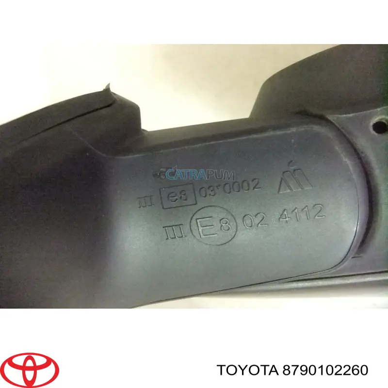 8790102270 Toyota espejo retrovisor derecho