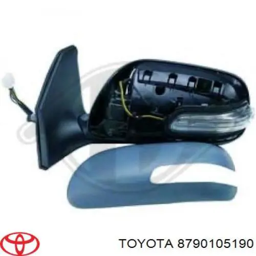 8790105190 Toyota espejo retrovisor derecho