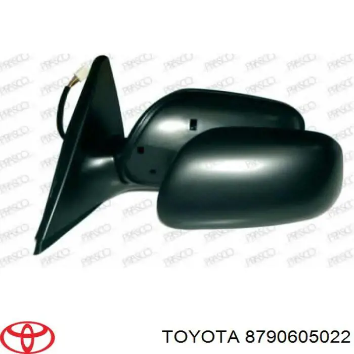 8790605022 Toyota espejo retrovisor izquierdo