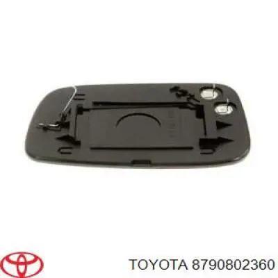 Cristal de retrovisor exterior derecho para Toyota Corolla (E12)