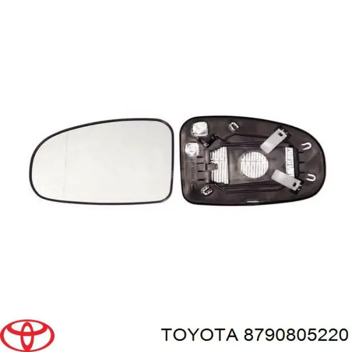 Comprar 8790805220 Toyota Cristal de espejo retrovisor derecho