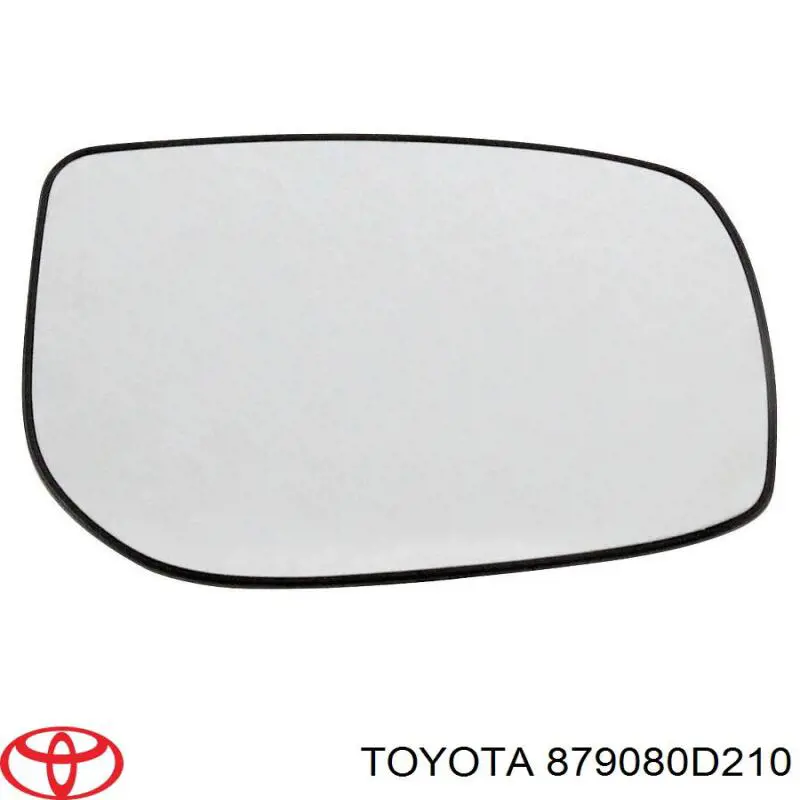 Cristal de retrovisor exterior derecho para Toyota Yaris (SP90)