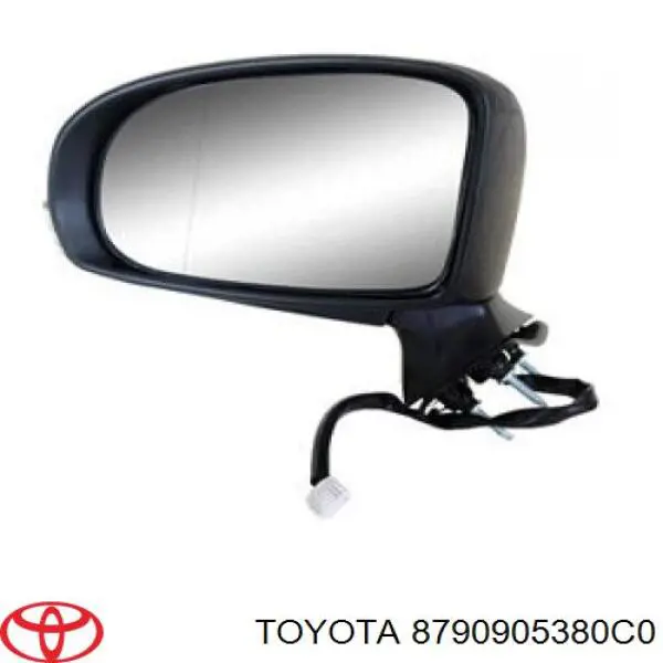 8790905380C0 Toyota espejo retrovisor izquierdo