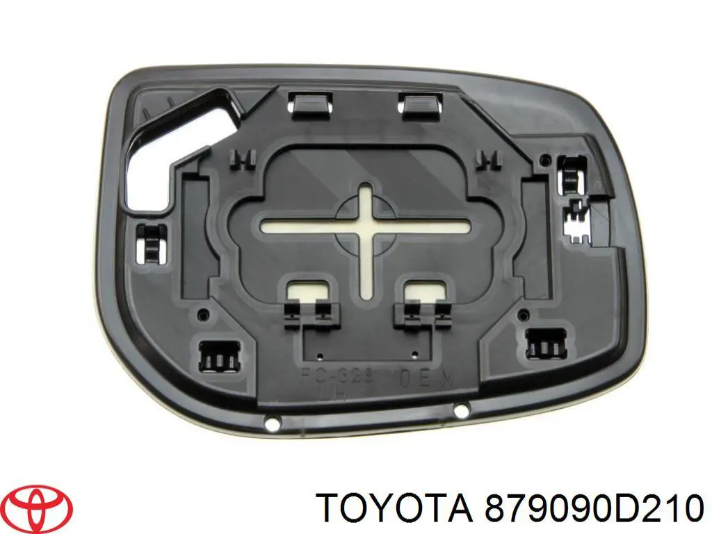 Cristal de espejo retrovisor exterior izquierdo Toyota 879090D210 precio, desde 10,72 EUR