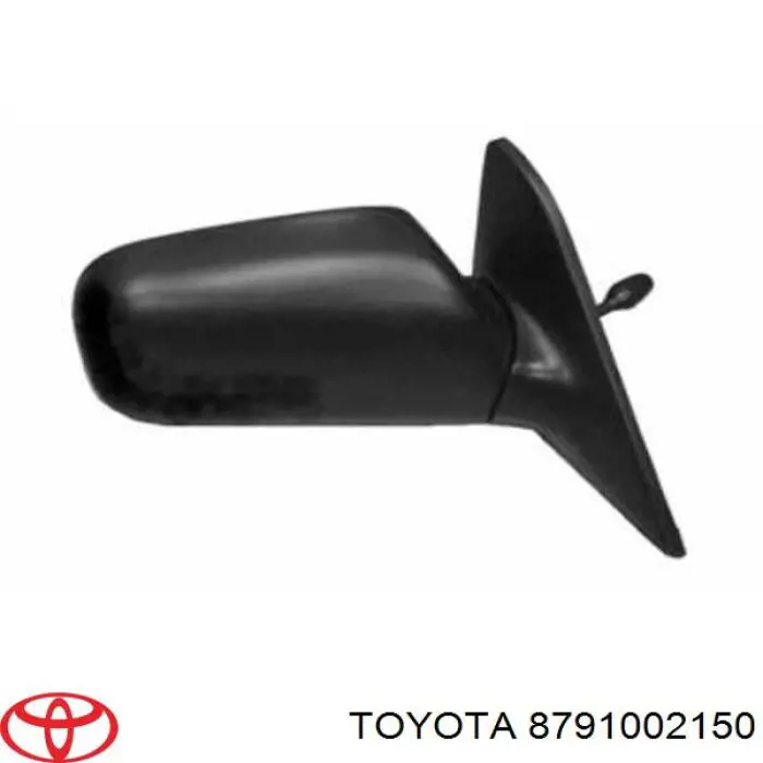 8791002150 Toyota espejo retrovisor derecho