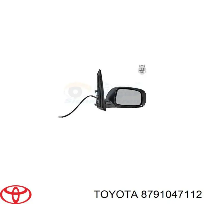 Espejo retrovisor derecho Toyota 8791047112 precio, desde 136,49 EUR