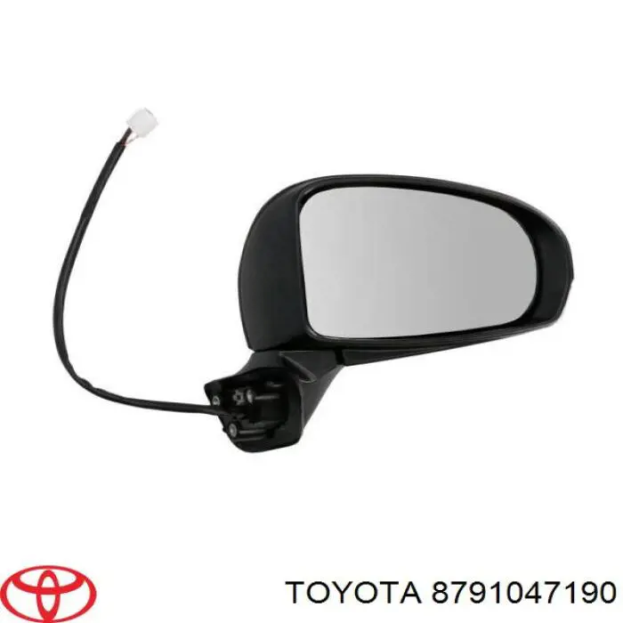 8791047190 Toyota espejo retrovisor derecho