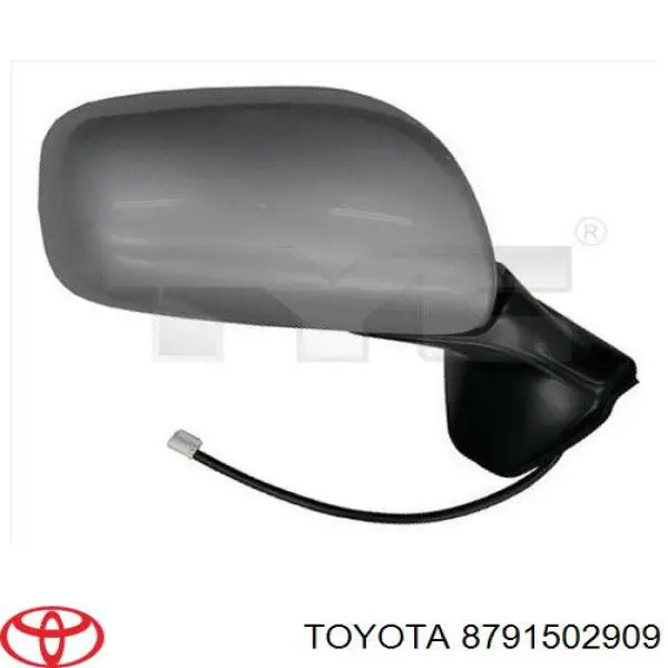 8791502909 Toyota cubierta de espejo retrovisor derecho