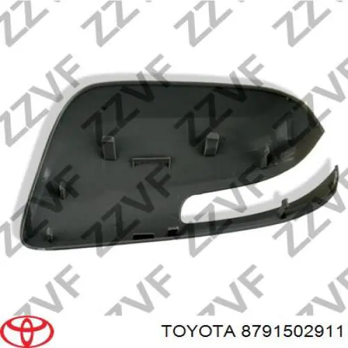 8791502911 Toyota cubierta de espejo retrovisor derecho