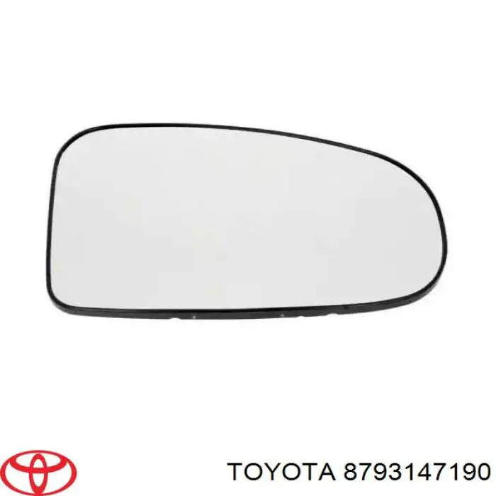 Cristal de retrovisor exterior derecho para Toyota Prius (ZVW30)