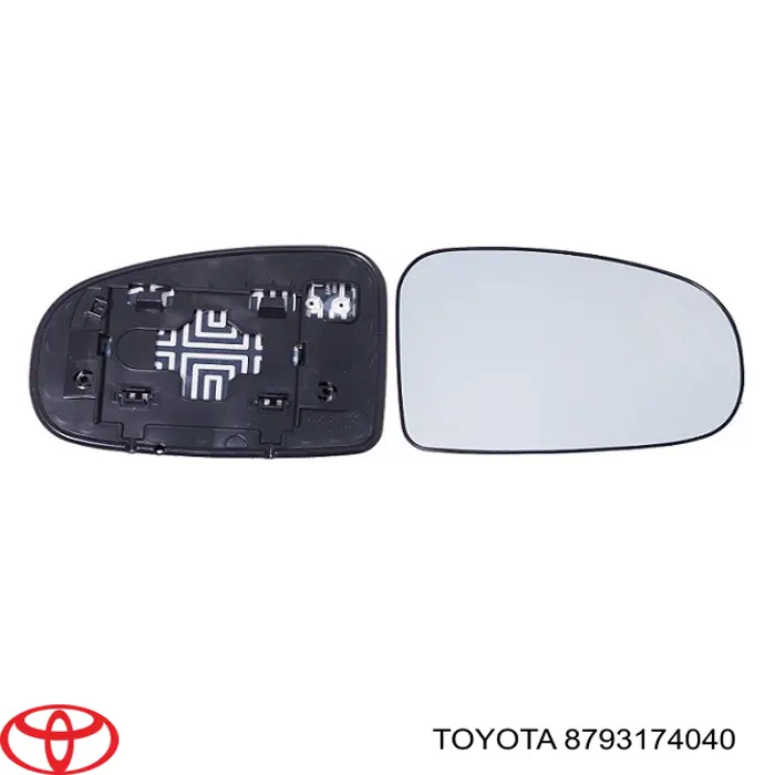 8793174040 Market (OEM) cristal de espejo retrovisor exterior derecho