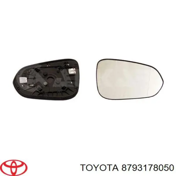 8793178050 Toyota cristal de espejo retrovisor exterior derecho