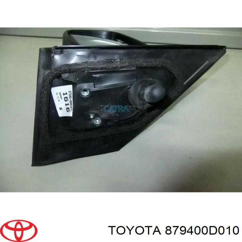 879400D010 Toyota cristal de espejo retrovisor exterior izquierdo