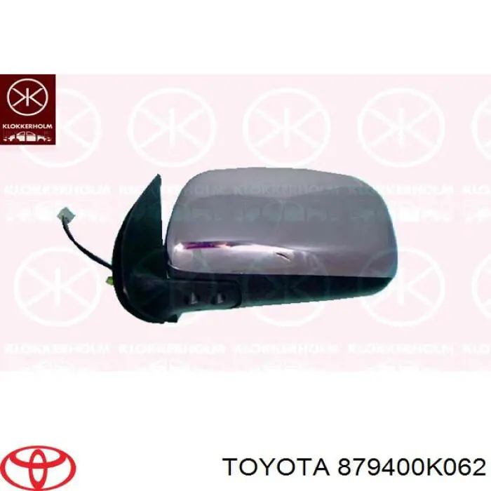 879400K062 Toyota espejo retrovisor izquierdo