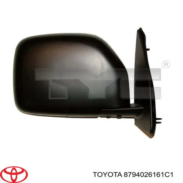 8794026161C1 Toyota espejo retrovisor izquierdo